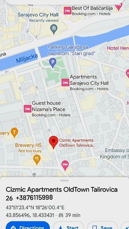 Nana Apartment Oldtown Σαράγεβο Εξωτερικό φωτογραφία